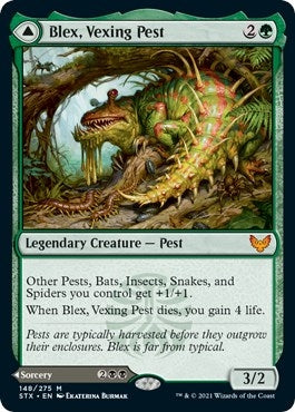 Image for Blex, Vexing Pest (148) [Strixhaven: School of Mages] - Magic: The Gathering