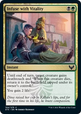 Image for Infuse with Vitality (194) [Strixhaven: School of Mages] - Magic: The Gathering
