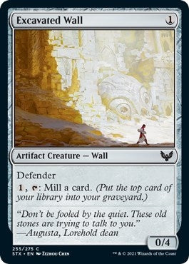 Image for Excavated Wall (255) [Strixhaven: School of Mages] - Magic: The Gathering