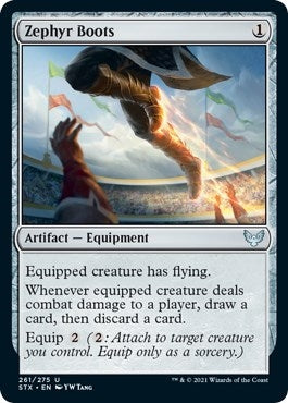 Image for Zephyr Boots (261) [Strixhaven: School of Mages] - Magic: The Gathering