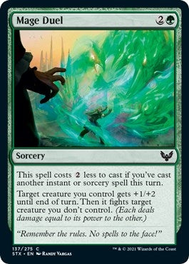 Image for Mage Duel (137) [Strixhaven: School of Mages] - Magic: The Gathering