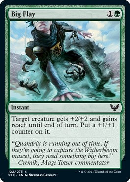 Image for Big Play (122) [Strixhaven: School of Mages] - Magic: The Gathering