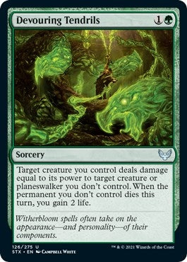 Image for Devouring Tendrils (126) [Strixhaven: School of Mages] - Magic: The Gathering
