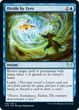 Image for Divide by Zero (41) [Strixhaven: School of Mages] - Magic: The Gathering