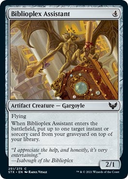 Image for Biblioplex Assistant (251) [Strixhaven: School of Mages] - Magic: The Gathering