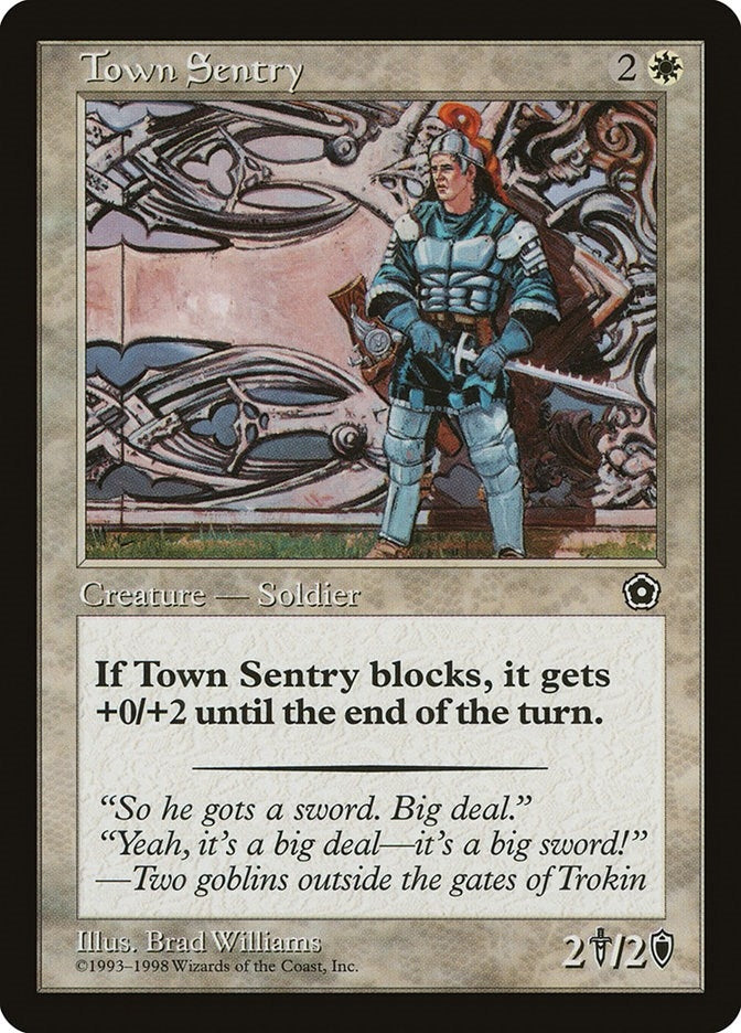 Image for Town Sentry [Portal Second Age] - Magic: The Gathering