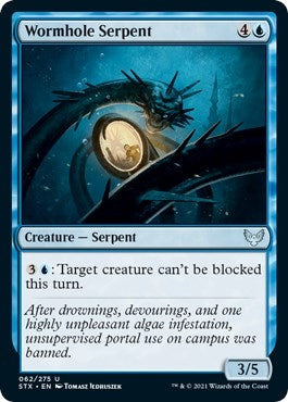 Image for Wormhole Serpent (62) [Strixhaven: School of Mages] - Magic: The Gathering