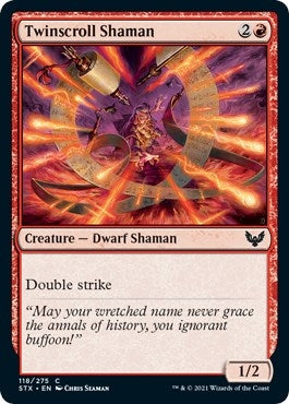 Image for Twinscroll Shaman (118) [Strixhaven: School of Mages] - Magic: The Gathering