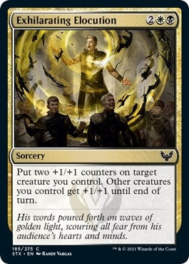 Image for Exhilarating Elocution (185) [Strixhaven: School of Mages] - Magic: The Gathering