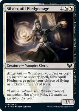 Image for Silverquill Pledgemage (233) [Strixhaven: School of Mages] - Magic: The Gathering