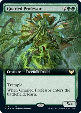 Image for Gnarled Professor (Extended Art) (319) [Strixhaven: School of Mages] - Magic: The Gathering