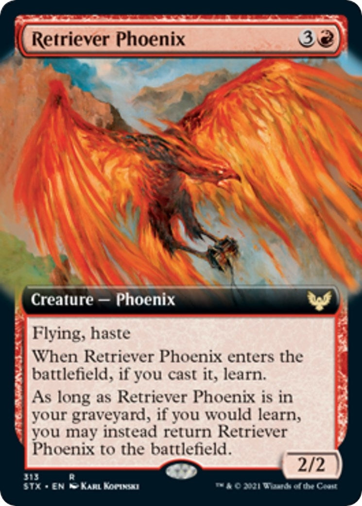 Image for Retriever Phoenix (Extended Art) (313) [Strixhaven: School of Mages] - Magic: The Gathering