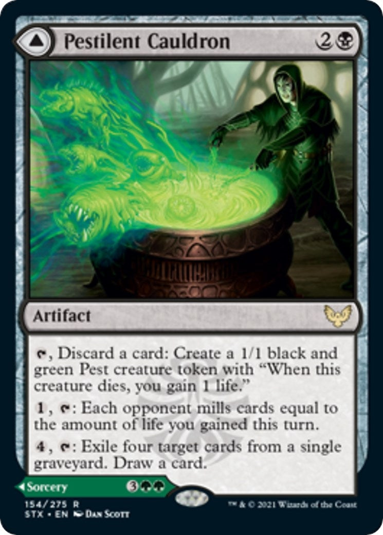 Image for Pestilent Cauldron (154) [Strixhaven: School of Mages] - Magic: The Gathering