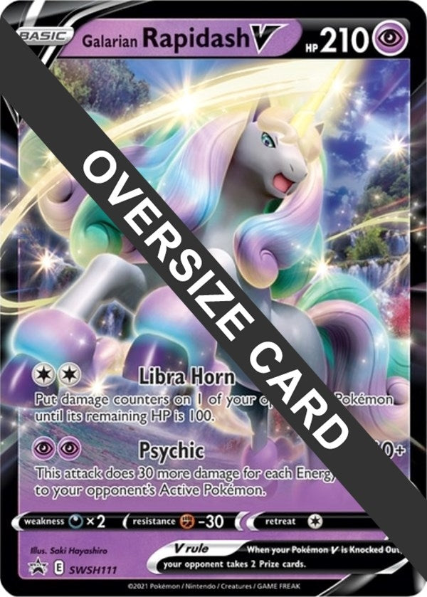 Image for Galarian Rapidash V - SWSH111 (SWSH111) [Jumbo Cards] - Pokemon