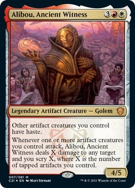 Image for Alibou, Ancient Witness (7) [Commander 2021] - Magic: The Gathering