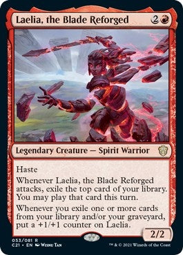Image for Laelia, the Blade Reforged (53) [Commander 2021] - Magic: The Gathering