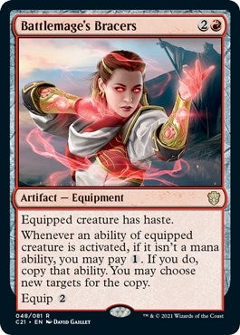 Image for Battlemage's Bracers (48) [Commander 2021] - Magic: The Gathering