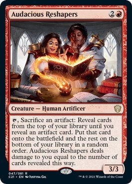 Image for Audacious Reshapers (47) [Commander 2021] - Magic: The Gathering