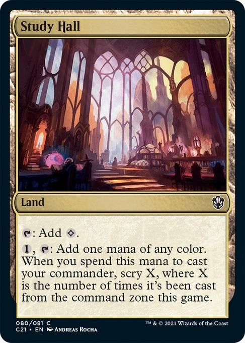 Image for Study Hall (80) [Commander 2021] - Magic: The Gathering