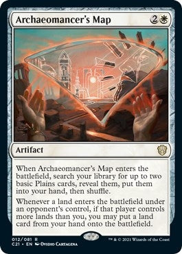 Image for Archaeomancer's Map (12) [Commander 2021] - Magic: The Gathering