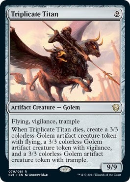 Image for Triplicate Titan (79) [Commander 2021] - Magic: The Gathering
