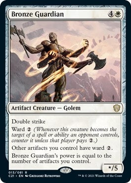 Image for Bronze Guardian (13) [Commander 2021] - Magic: The Gathering