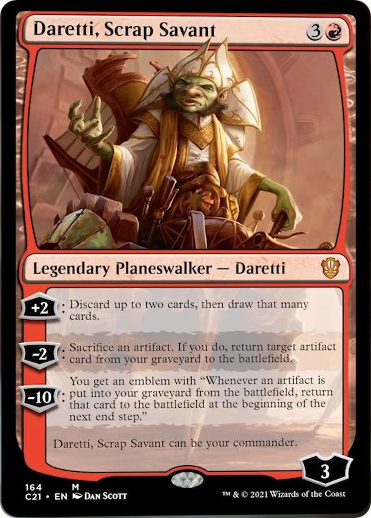 Image for Daretti, Scrap Savant (164) [Commander 2021] - Magic: The Gathering