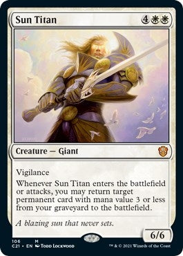 Image for Sun Titan (106) [Commander 2021] - Magic: The Gathering