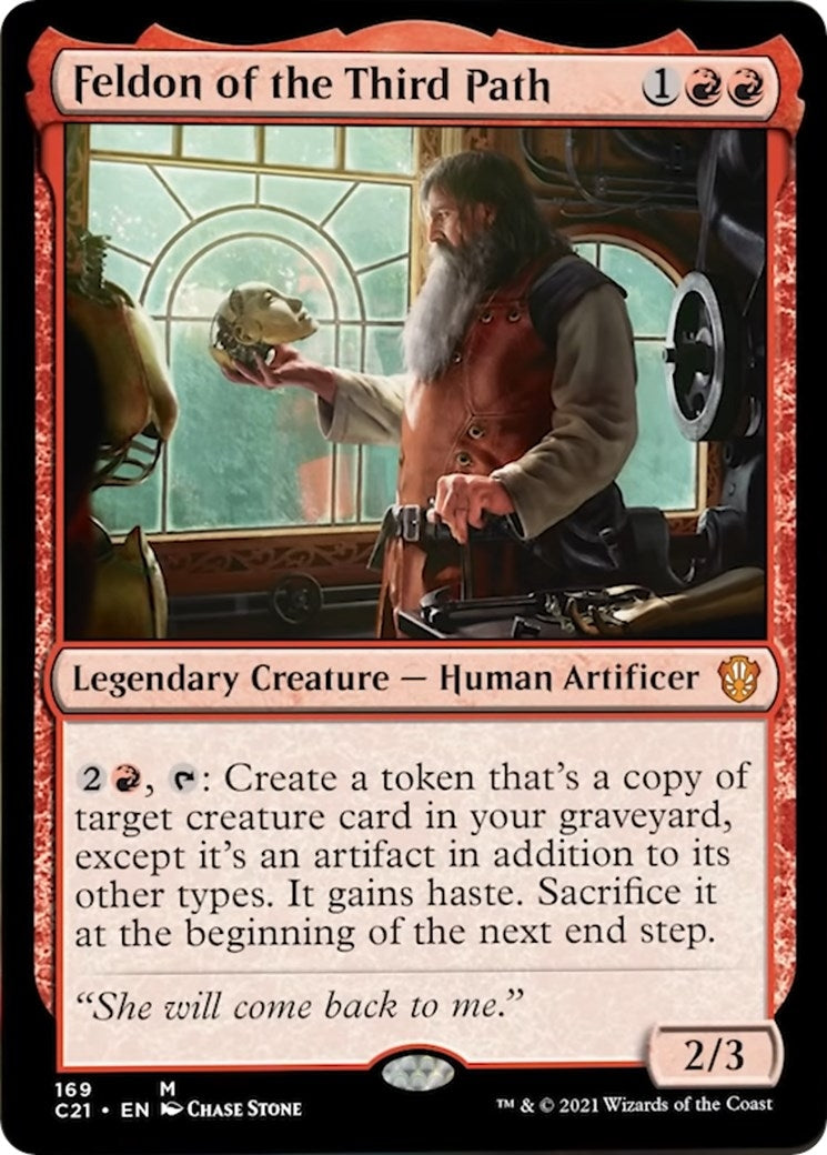 Image for Feldon of the Third Path (169) [Commander 2021] - Magic: The Gathering