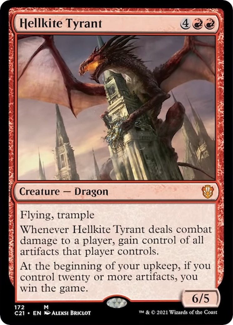 Image for Hellkite Tyrant (172) [Commander 2021] - Magic: The Gathering