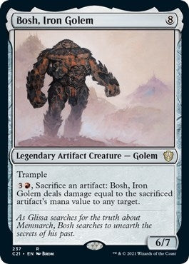 Image for Bosh, Iron Golem (237) [Commander 2021] - Magic: The Gathering