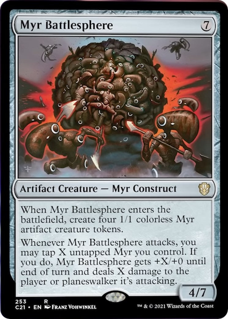 Image for Myr Battlesphere (253) [Commander 2021] - Magic: The Gathering