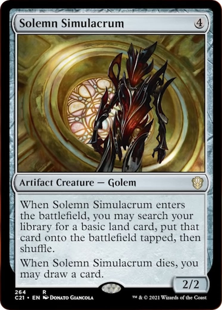 Image for Solemn Simulacrum (264) [Commander 2021] - Magic: The Gathering