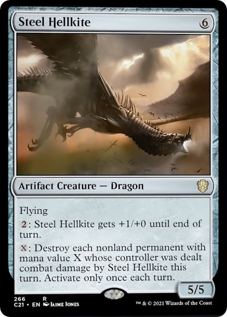 Image for Steel Hellkite (266) [Commander 2021] - Magic: The Gathering