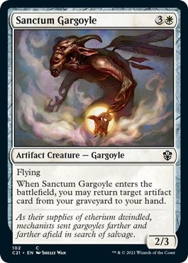 Image for Sanctum Gargoyle (102) [Commander 2021] - Magic: The Gathering