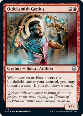 Image for Quicksmith Genius (178) [Commander 2021] - Magic: The Gathering