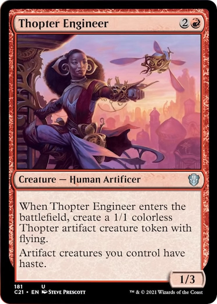 Image for Thopter Engineer (181) [Commander 2021] - Magic: The Gathering