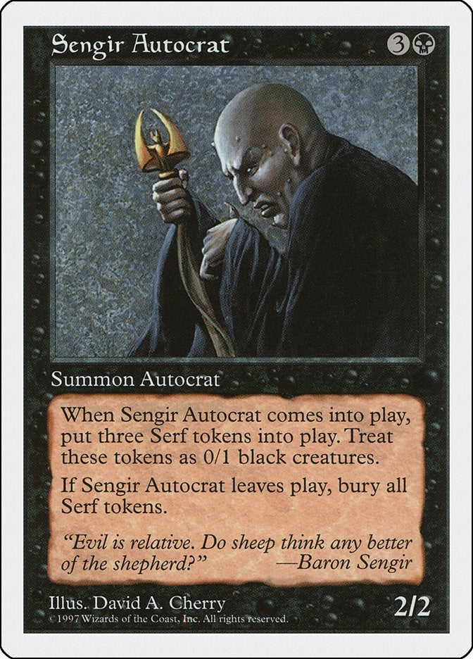 Image for Sengir Autocrat [Fifth Edition] - Magic: The Gathering