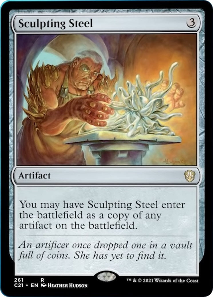 Image for Sculpting Steel (261) [Commander 2021] - Magic: The Gathering