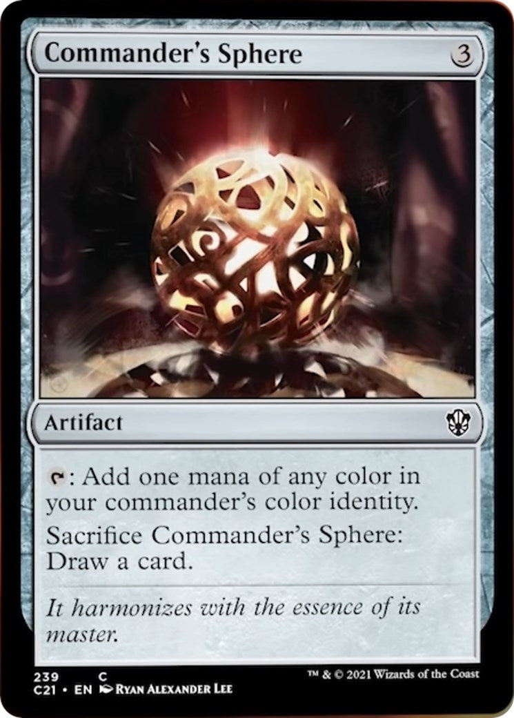Image for Commander's Sphere (239) [Commander 2021] - Magic: The Gathering