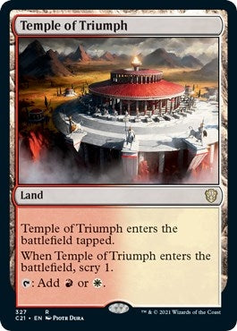 Image for Temple of Triumph (327) [Commander 2021] - Magic: The Gathering