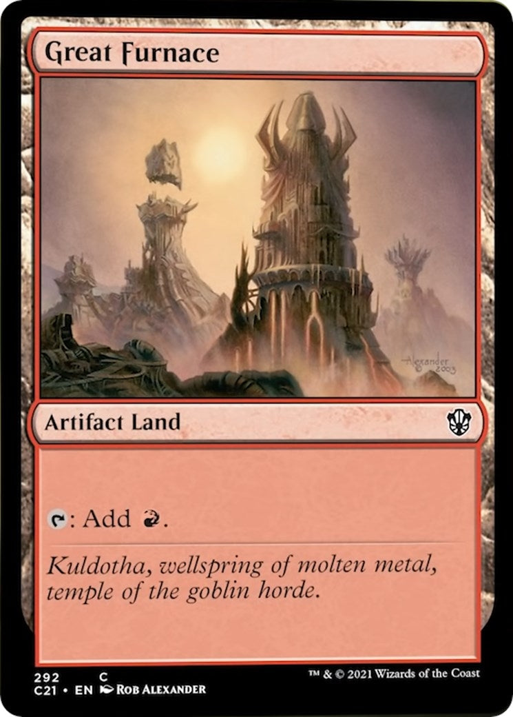 Image for Great Furnace (292) [Commander 2021] - Magic: The Gathering