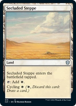 Image for Secluded Steppe (315) [Commander 2021] - Magic: The Gathering