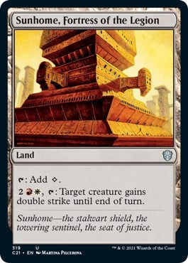 Image for Sunhome, Fortress of the Legion (319) [Commander 2021] - Magic: The Gathering