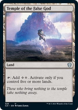 Image for Temple of the False God (326) [Commander 2021] - Magic: The Gathering