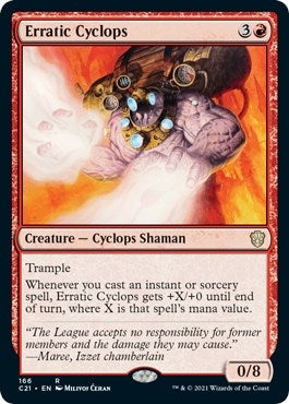 Image for Erratic Cyclops (166) [Commander 2021] - Magic: The Gathering
