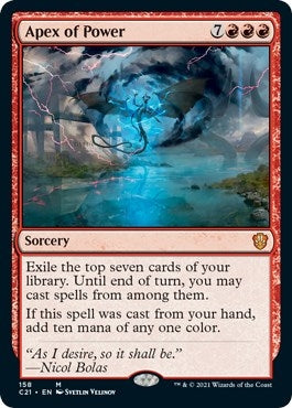 Image for Apex of Power (158) [Commander 2021] - Magic: The Gathering