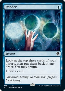 Image for Ponder (125) [Commander 2021] - Magic: The Gathering