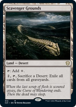 Image for Scavenger Grounds (314) [Commander 2021] - Magic: The Gathering