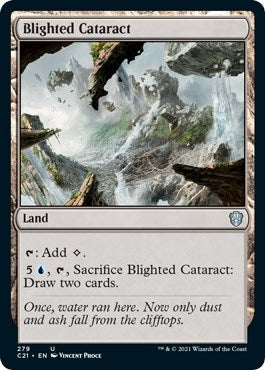 Image for Blighted Cataract (279) [Commander 2021] - Magic: The Gathering
